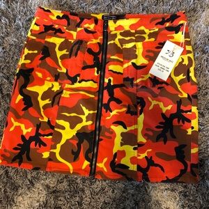 Camo skirt